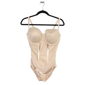 Maidenform Firm Tummy-Control Easy Up Strapless Bodysuit 1256 36DD